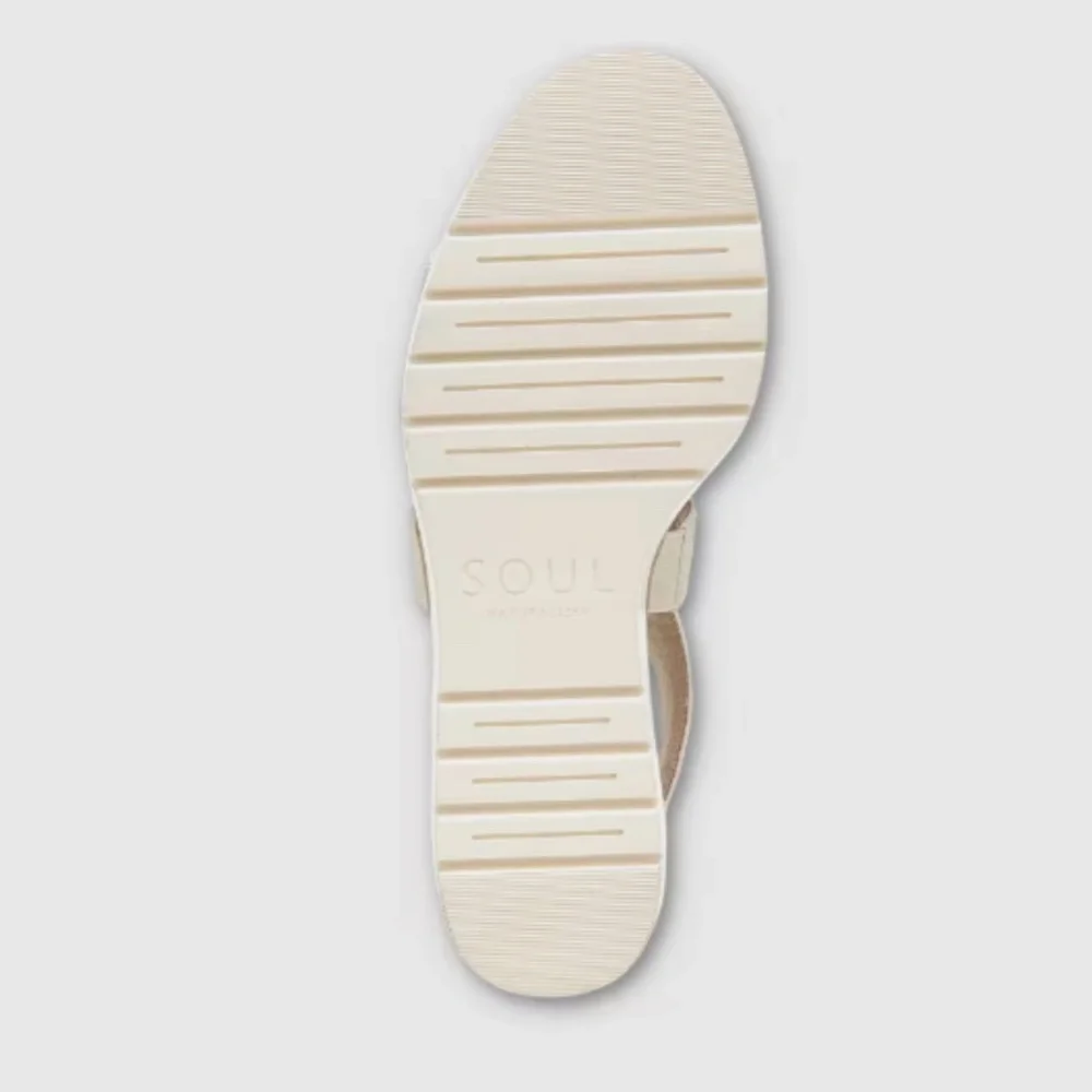Soul Naturalizer Wedge Sandals 8.5 Wide Goodtimes Porcelain - Picture 6 of 15